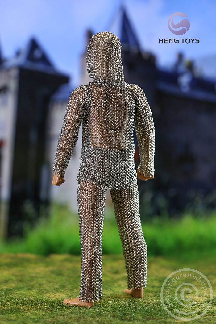 HTM001-06lVqqOAC7K8RUV Chainmail (Long-sleeve Shirt w/ Hood) - Stainless Steel Armour - male
