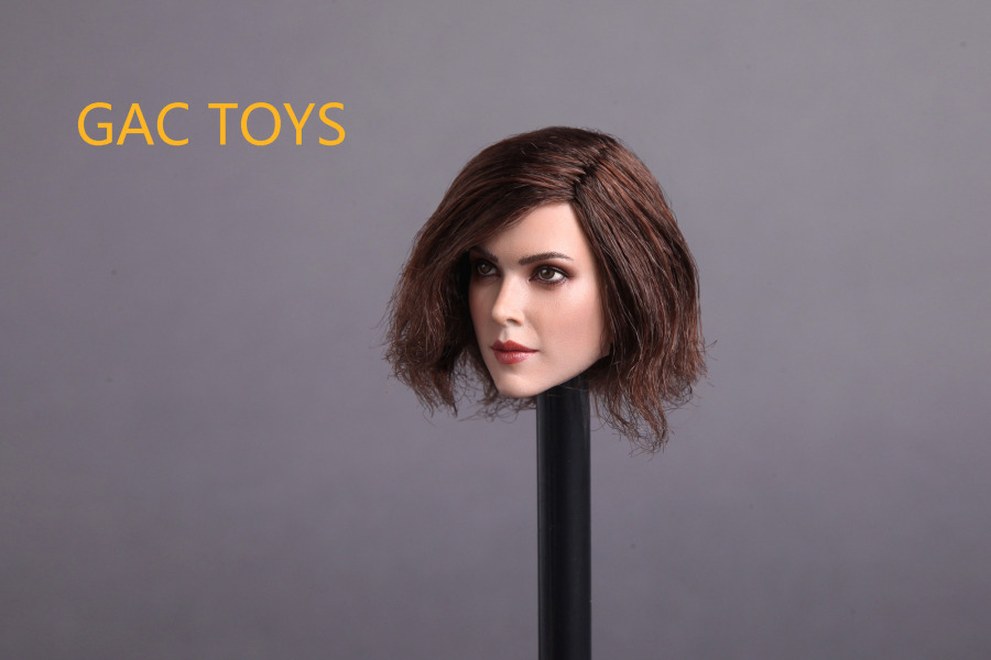 Female Head - brown short Hair