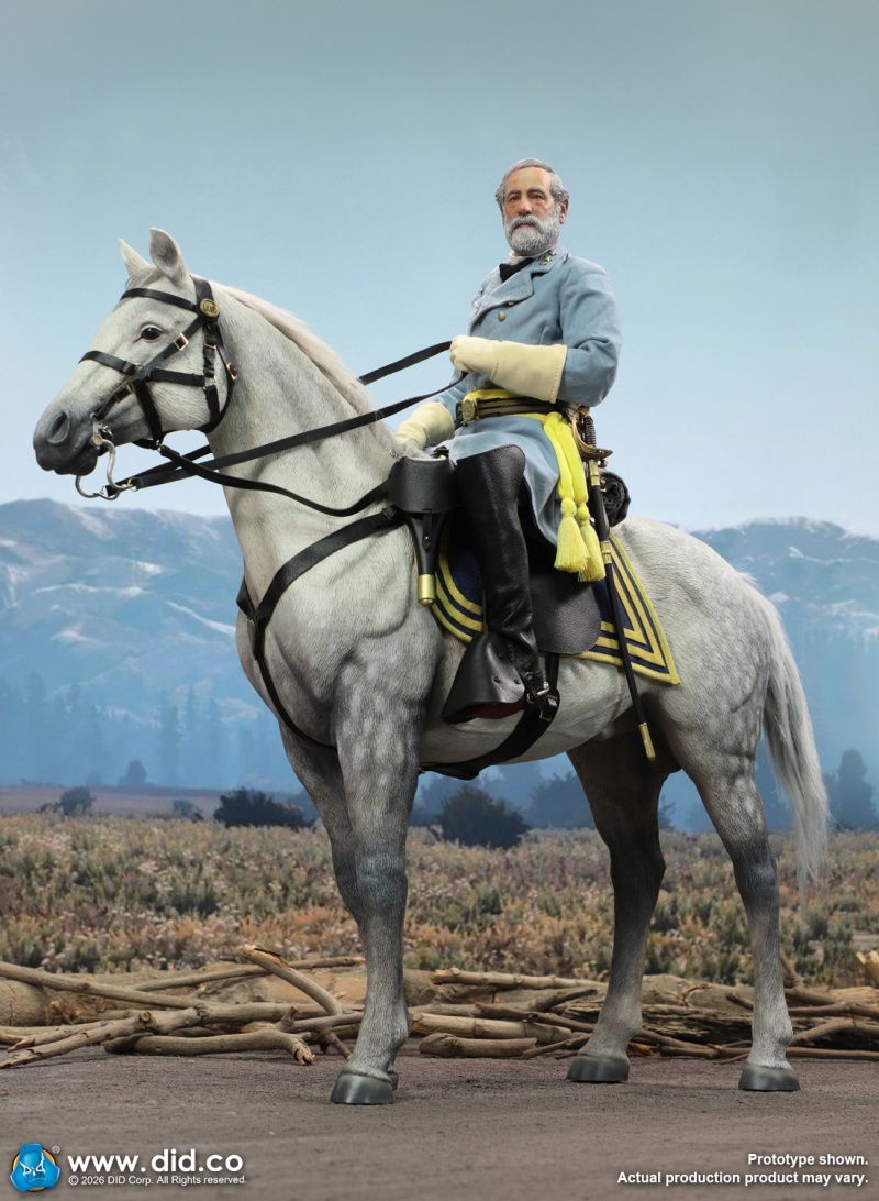 Civil War White War Horse (Standing) - 1/6 scale