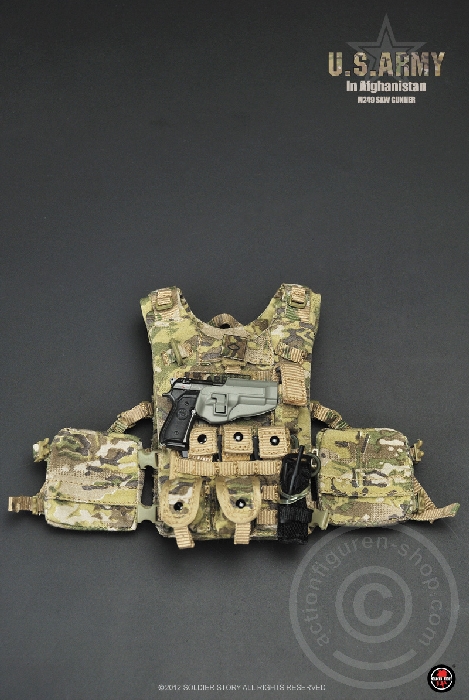 SSt068-60 U.S.Army in Afghanistan M249 SAW Gunner