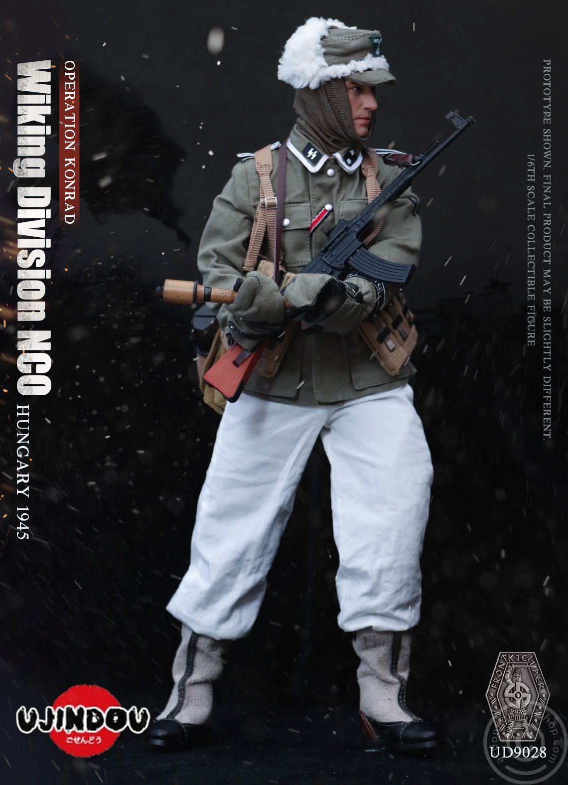 Wiking Division - NCO Operation Konrad - Hungary 1945 - leicht beschädigte Box - Wiking Division - NCO Operation Konrad - Hungary 1945 - leicht beschädigte Box -