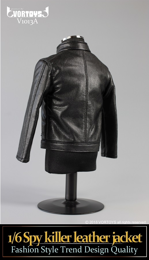 Spy Killer Leather Jacket (black) Set