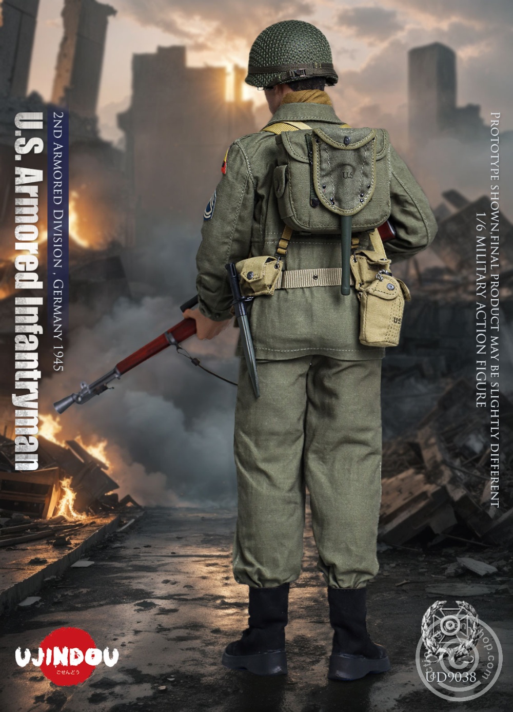 WWII - U.S. Army - Armored Infantryman - Germany 1945 - in 1/6 scale