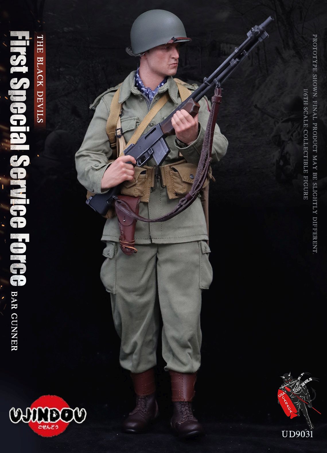 First Special Service Force - BAR Gunner - The Black Devils