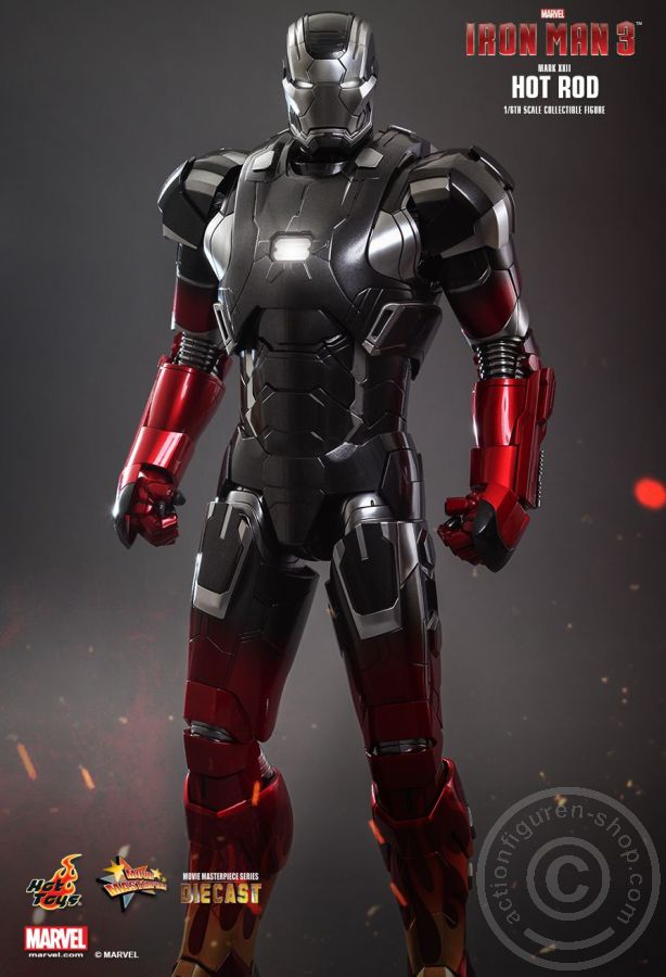 176291-09 Iron Man 3 - Hot Rod (Mark XXII) - Hot Toys Exclusive