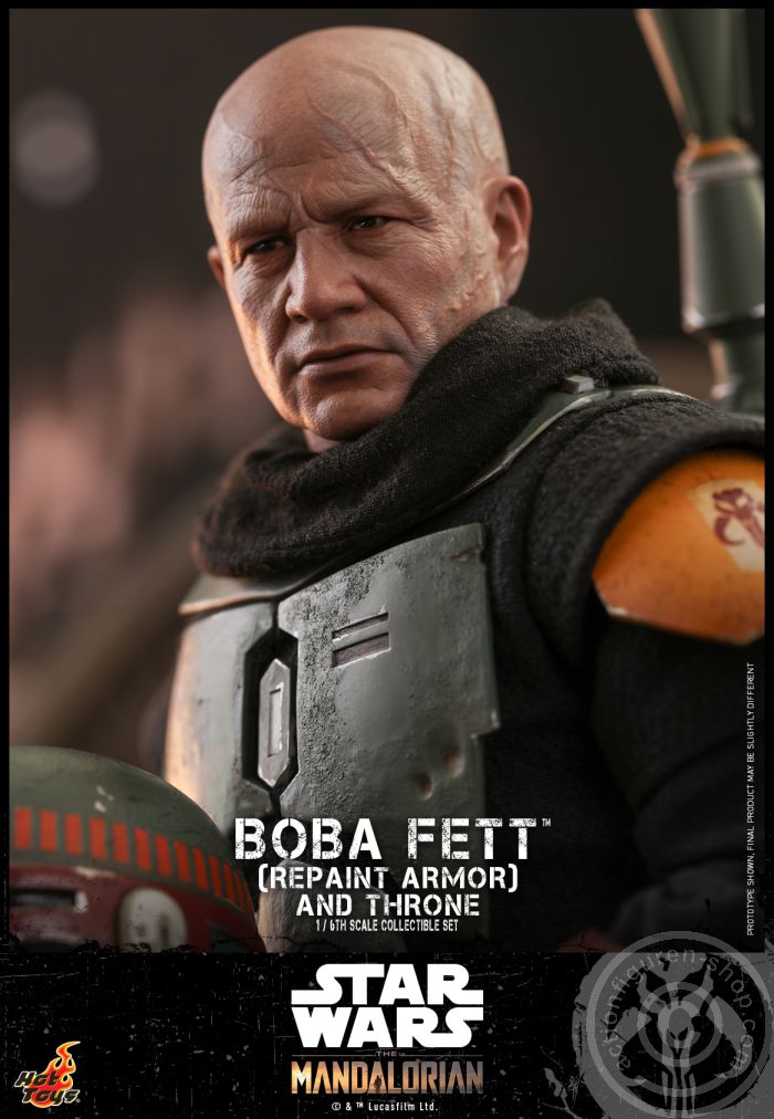 Star Wars: The Mandalorian - Boba Fett (Repaint Armor) & Throne - TMS056 Star Wars: The Mandalorian - Boba Fett (Repaint Armor) & Throne - TMS056
