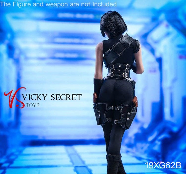 VST19xG62B-04 Female Assassin Cloth set - black