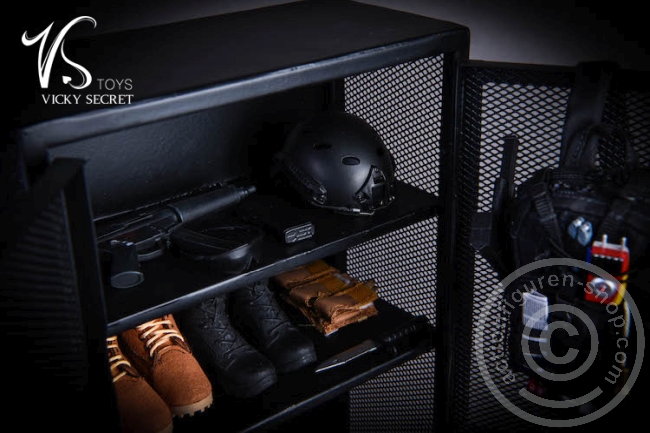 Cabinet / Locker / Spind - grey Metall