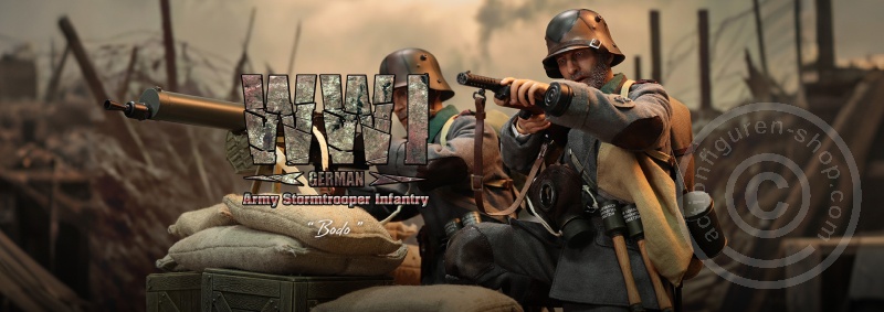 Bodo - WW I German Army Stormtrooper Infantry - in 1/6 scale