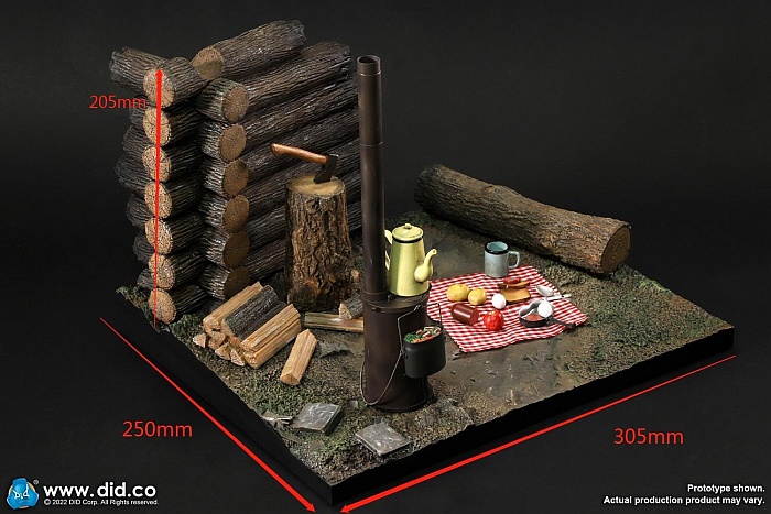 60067-26 Stove Diorama - WWII German Army
