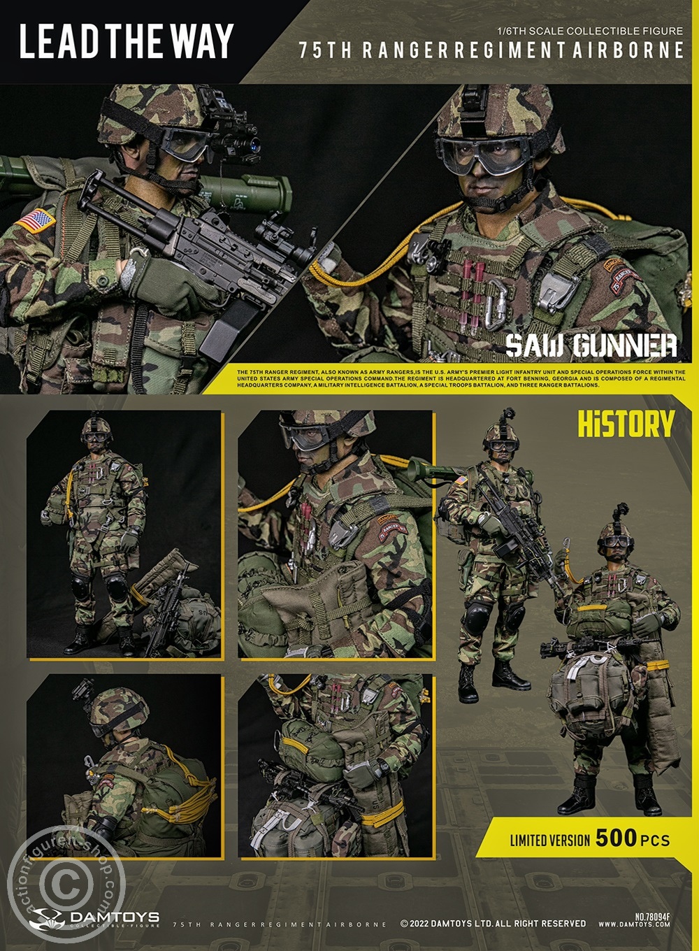 75th Ranger Regiment - Airborne Saw Gunner - Limited Version 75th Ranger Regiment - Airborne Saw Gunner - Limited Version