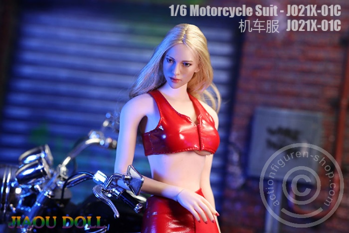JO21X-01C-05 Motorcycle Suit - red