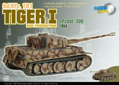 1:72 Tiger I mid. Prod. sPzAbt 509 1944