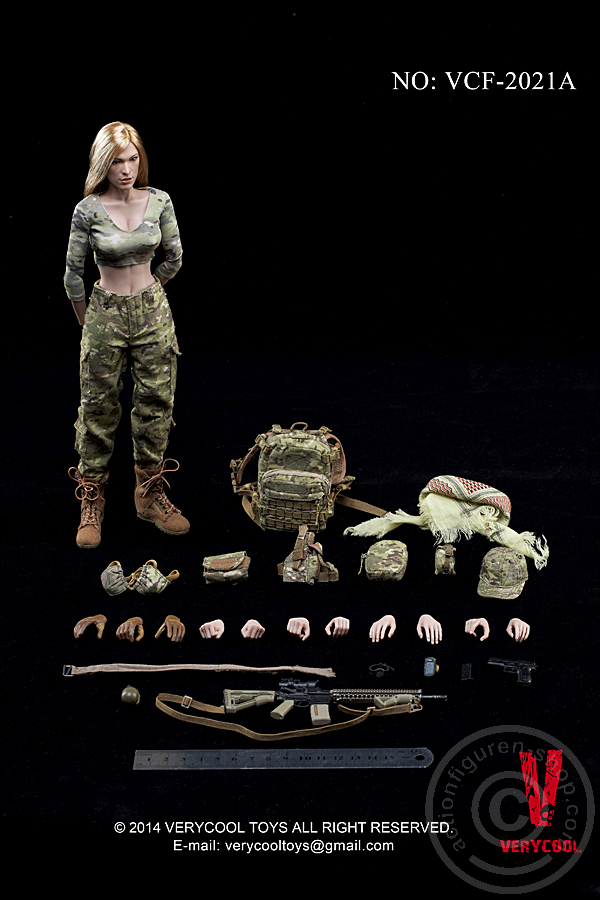 Female Shooter - CP Camouflage