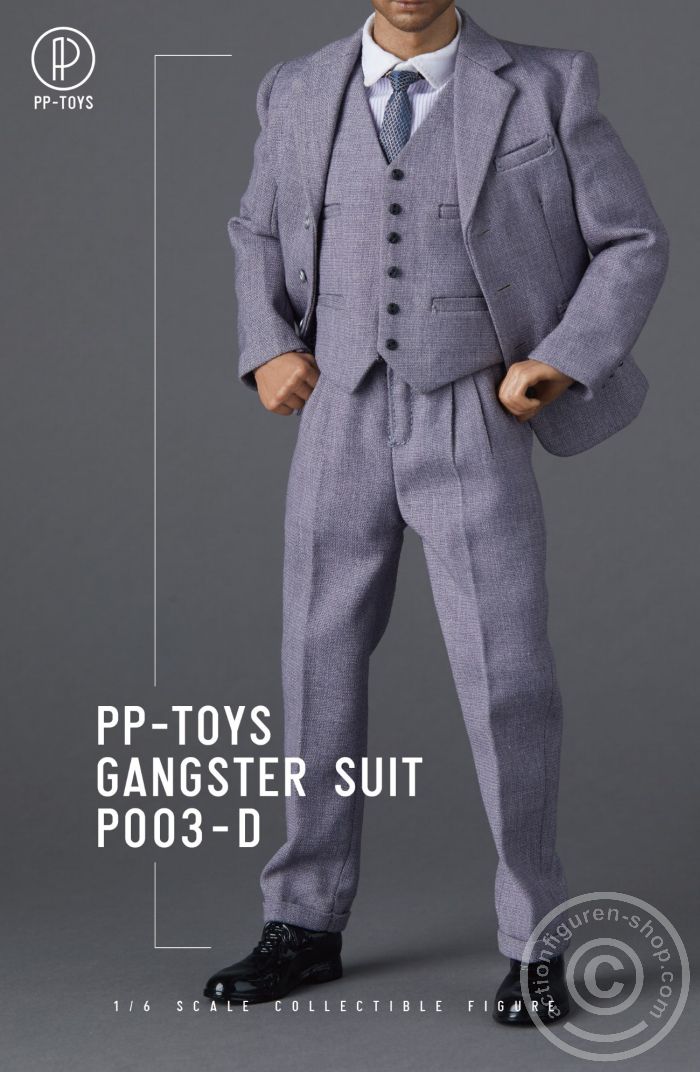 Gangster Suit - Peaky Blinders Set - light-blue