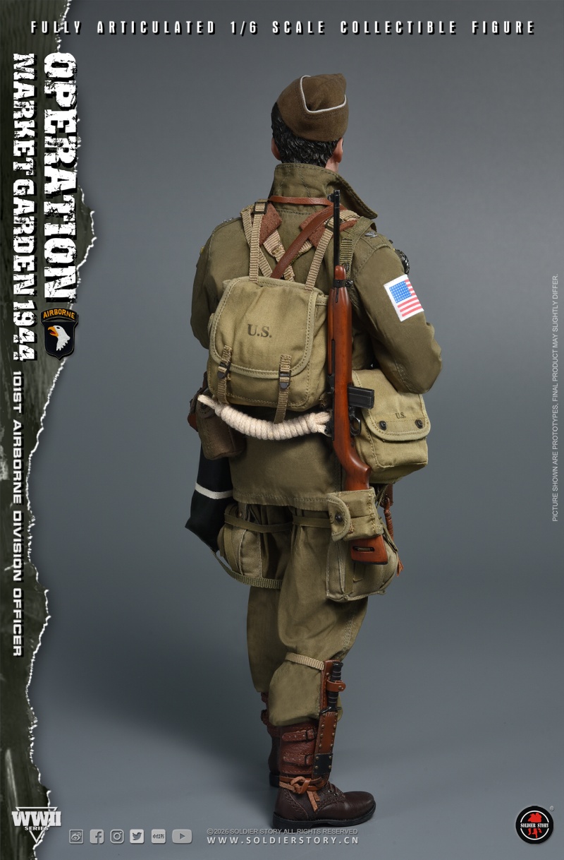 U.S. Army 101st Airborne Division Officer - WWII Operation Market Garden - in 1:6 scale
