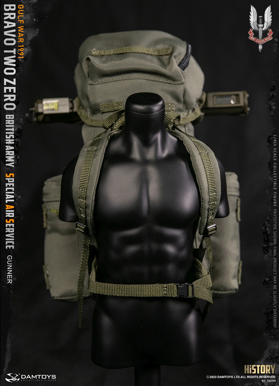 Bravo Two Zero - British Army Special Air Service (SAS) Gunner - Gulf War 1991 - in 1/6 scale Bravo Two Zero - British Army Special Air Service (SAS) Gunner - Gulf War 1991 - in 1/6 scale