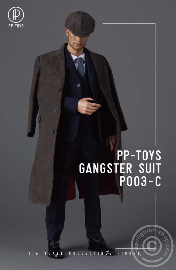 Gangster Suit - Peaky Blinders Set - dark-blue