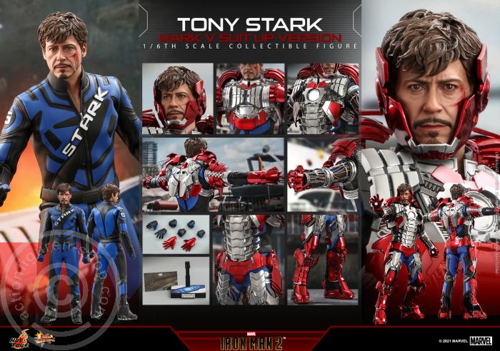 Iron Man 2 - Tony Stark (Mark V Suit up Version) - MMS599 Iron Man 2 - Tony Stark (Mark V Suit up Version) - MMS599