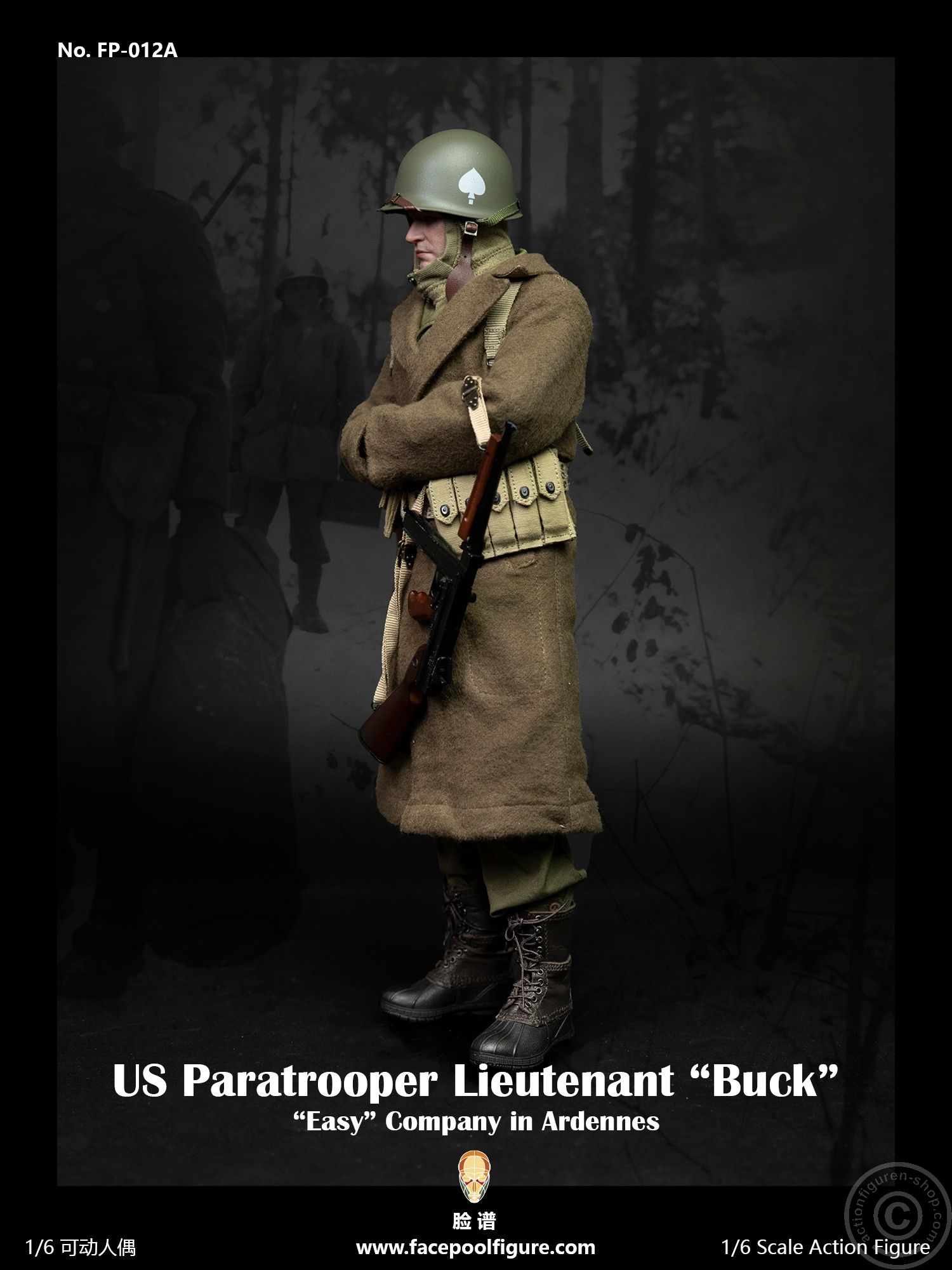 WWII U.S. Paratrooper - Lieutenant Buck - Easy Company - Winter Uniform WWII U.S. Paratrooper - Lieutenant Buck - Easy Company - Winter Uniform