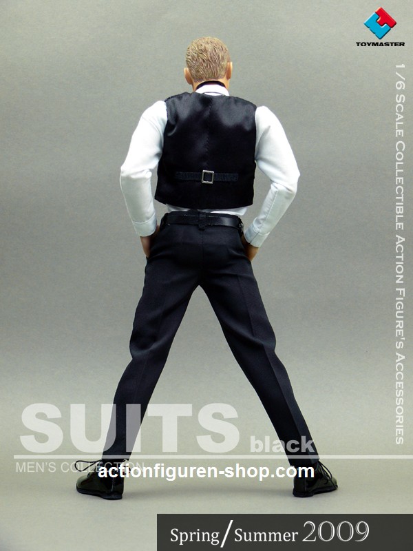TMMS2-04 Men Suits Set - Black