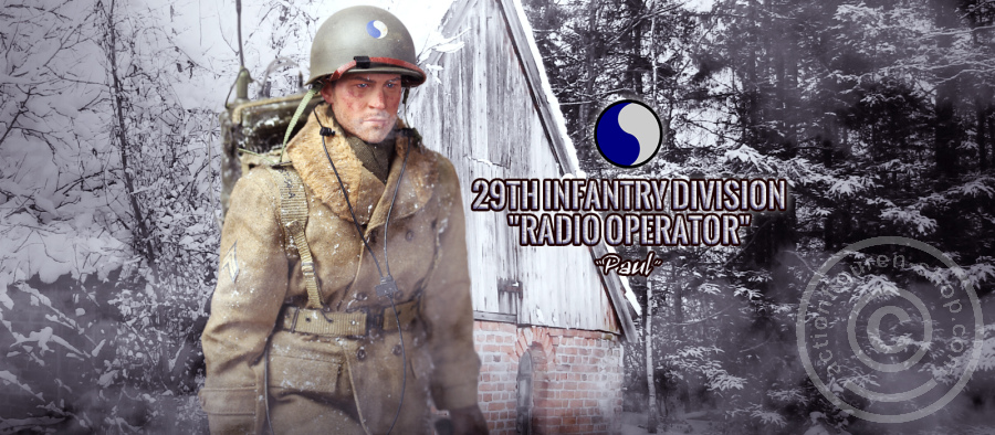 80115s-18 Paul - 29th Inf. Div. Radio Operater - Christmas Edition
