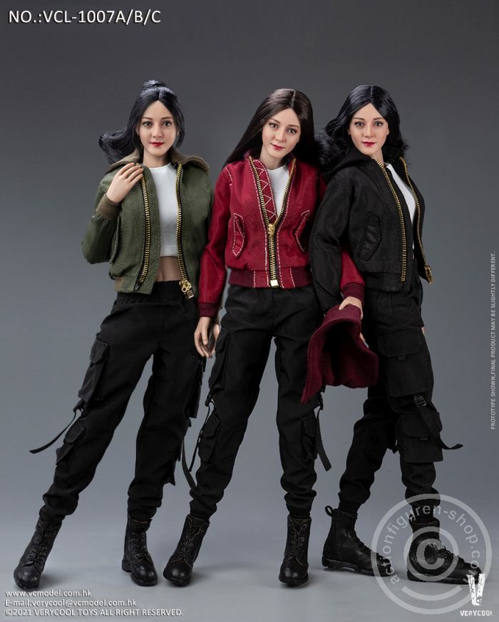 Fashion Jacket Set C - Black