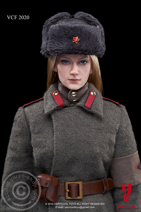 Soviet Red Army Female Soldier