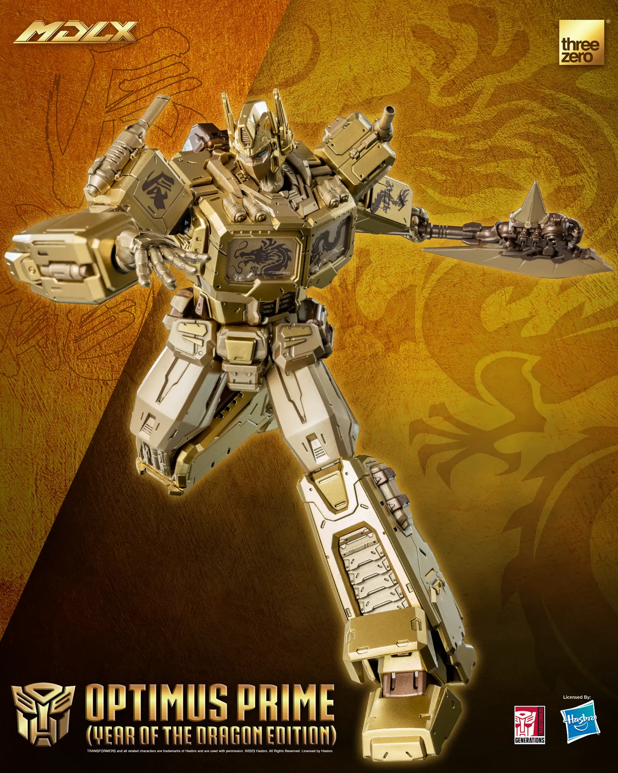Transformers - MDLX Optimus Prime (Year of the Dragon Limited Edition) Transformers - MDLX Optimus Prime (Year of the Dragon Limited Edition)