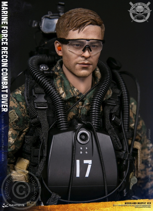 Marine Force Recon Combat Diver - Woodland