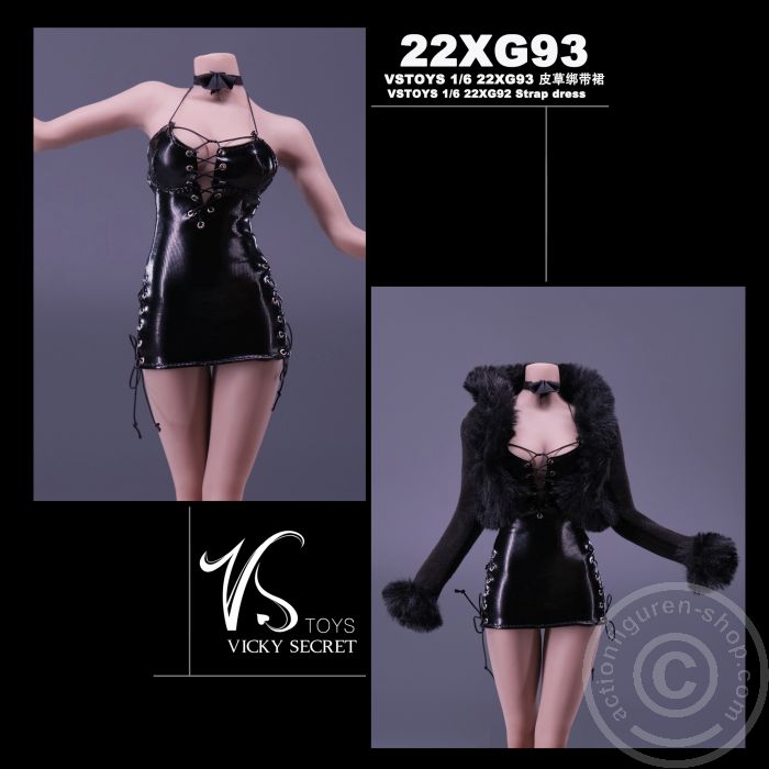 Sexy Strap Dress - black