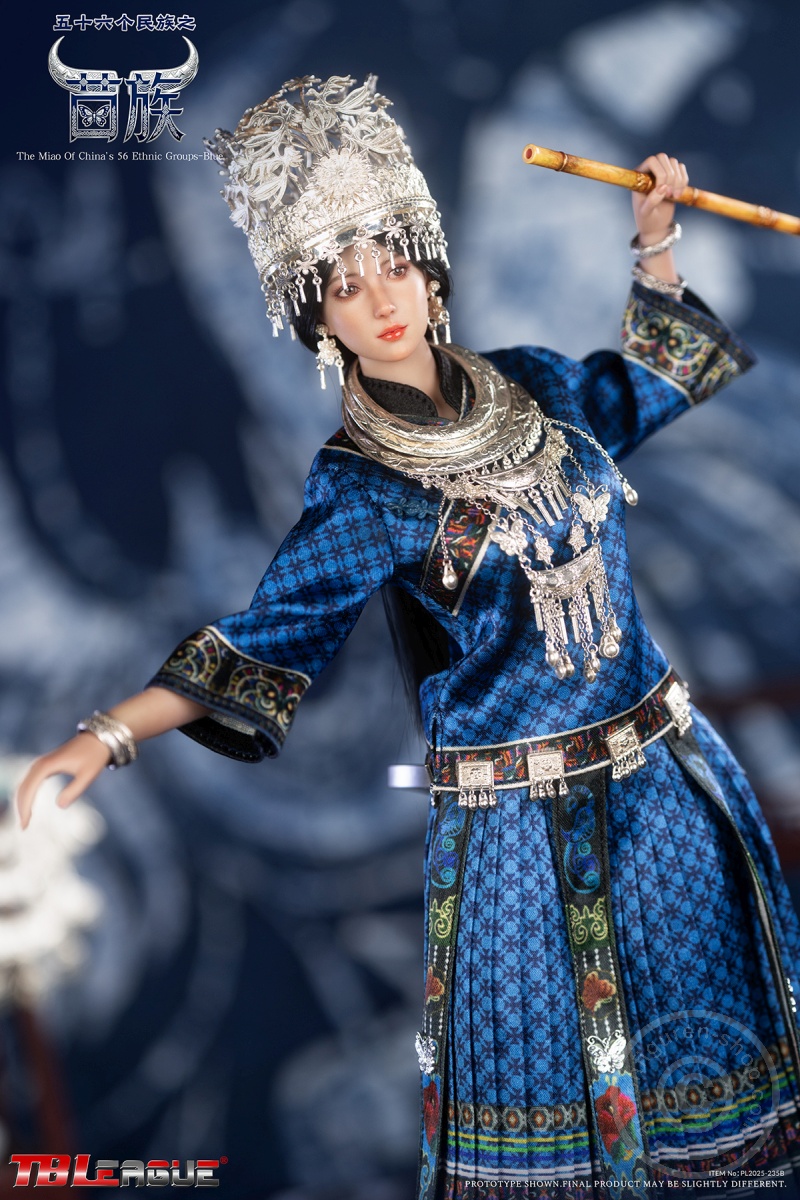 The Miao of China's 56 Ethnic Groups-Blue - in 1/6 Scale