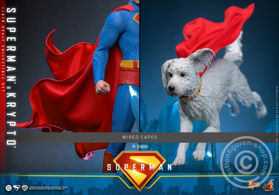 Hot Toys – MMS812 - Superman - 1/6th scale Superman & Krypto Collectible Set Hot Toys – MMS812 - Superman - 1/6th scale Superman & Krypto Collectible Set