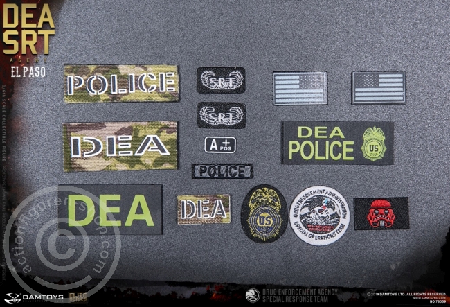 DA78063-75 DEA SRT (Special Response Team) Agent - El Paso
