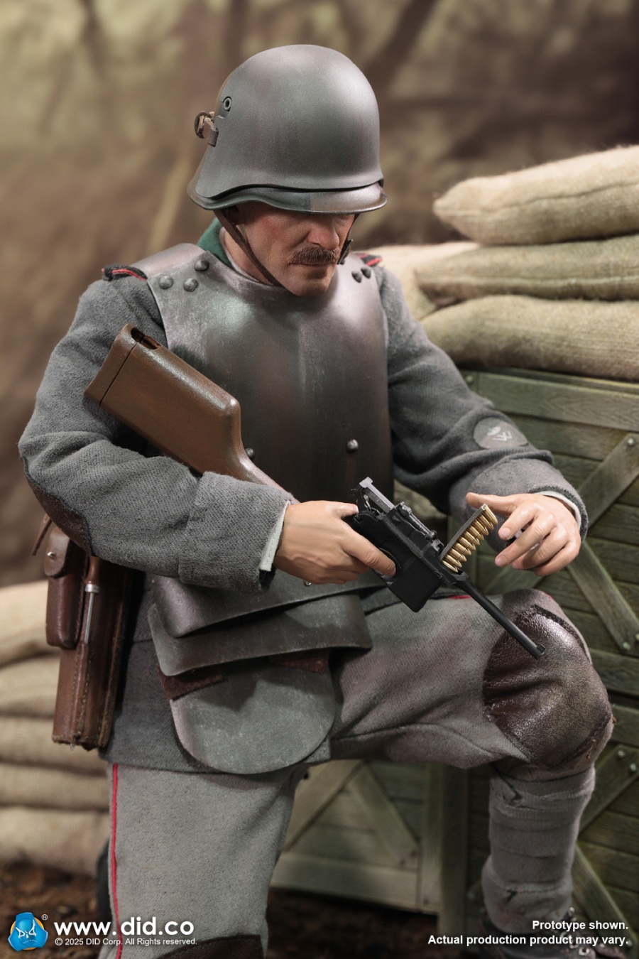Arthur - WWI German MG08 Machine Gunner – in 1/6 scale Arthur - WWI German MG08 Machine Gunner – in 1/6 scale