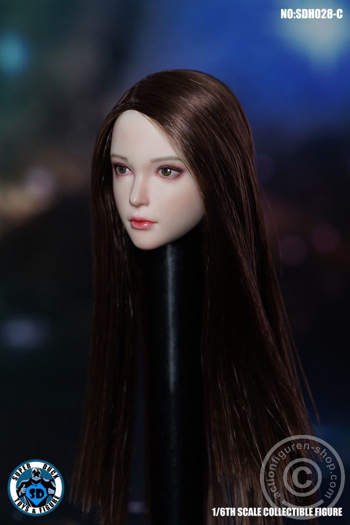 Female Head - Mel - brown Hair