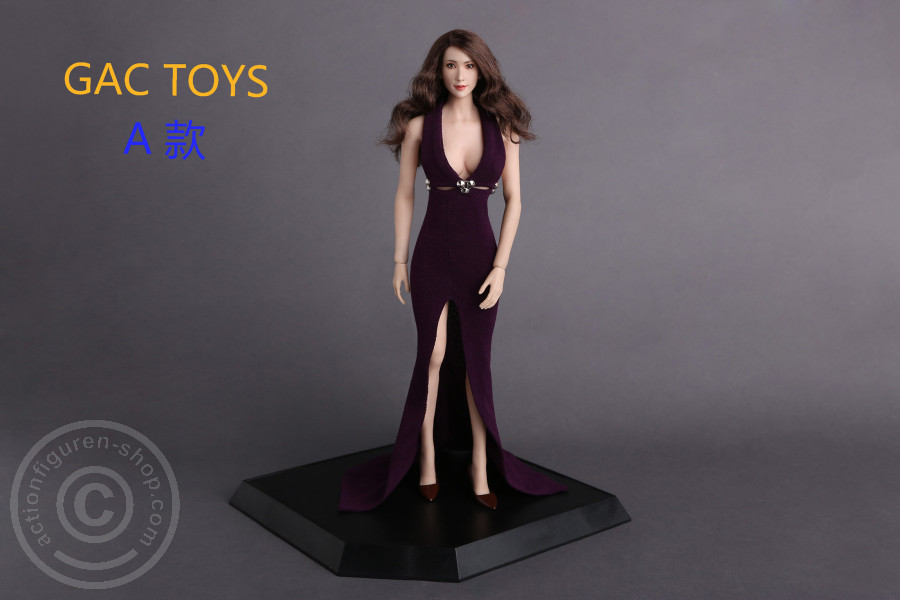 gac008a-06njTFYOksHWLOk Female Head - brown long Hair