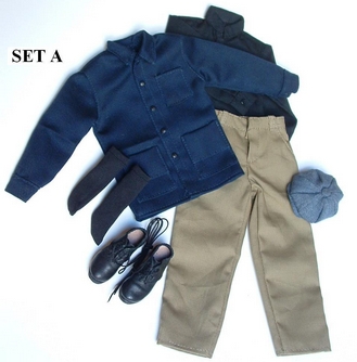 Civilian Worker Set 1 (schwarze Schuhe)