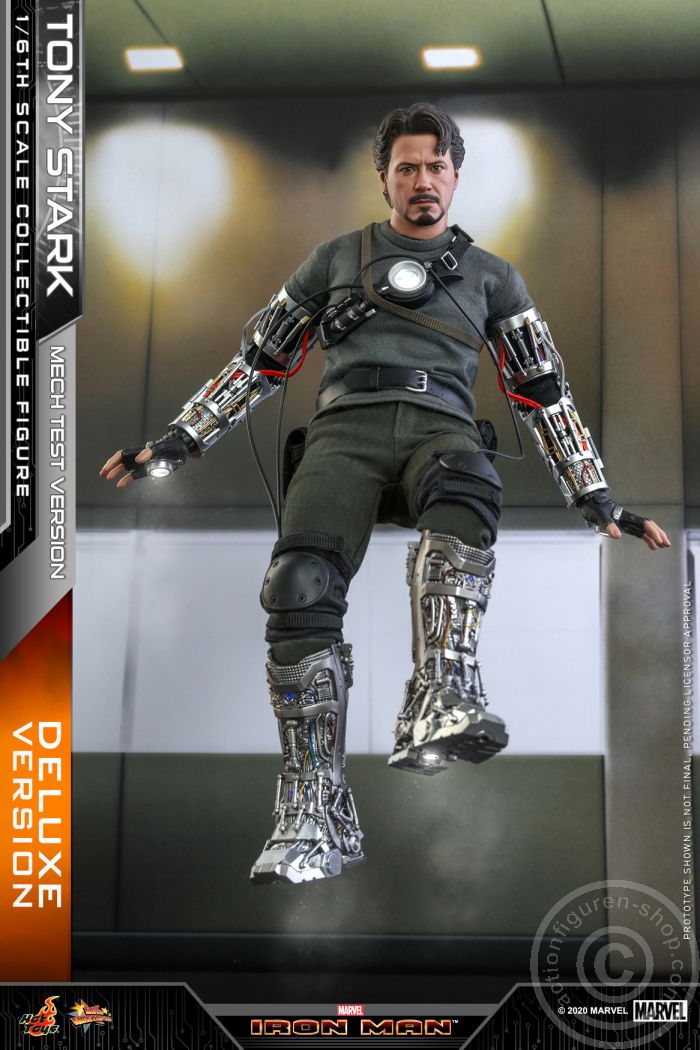 Iron Man - Tony Stark (Mech Test Version) - Deluxe Version - MMS582