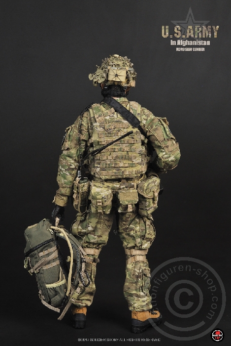 SSt068-17 U.S.Army in Afghanistan M249 SAW Gunner