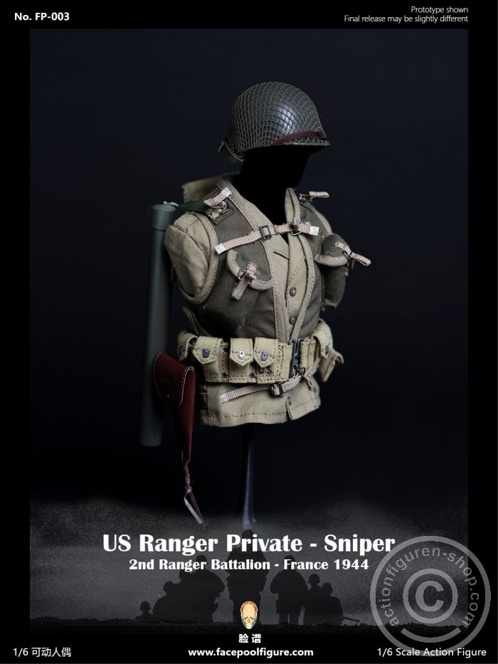 FP003B-25 Sniper Private Jackson US Army Ranger - Special Edition w/ Diorama