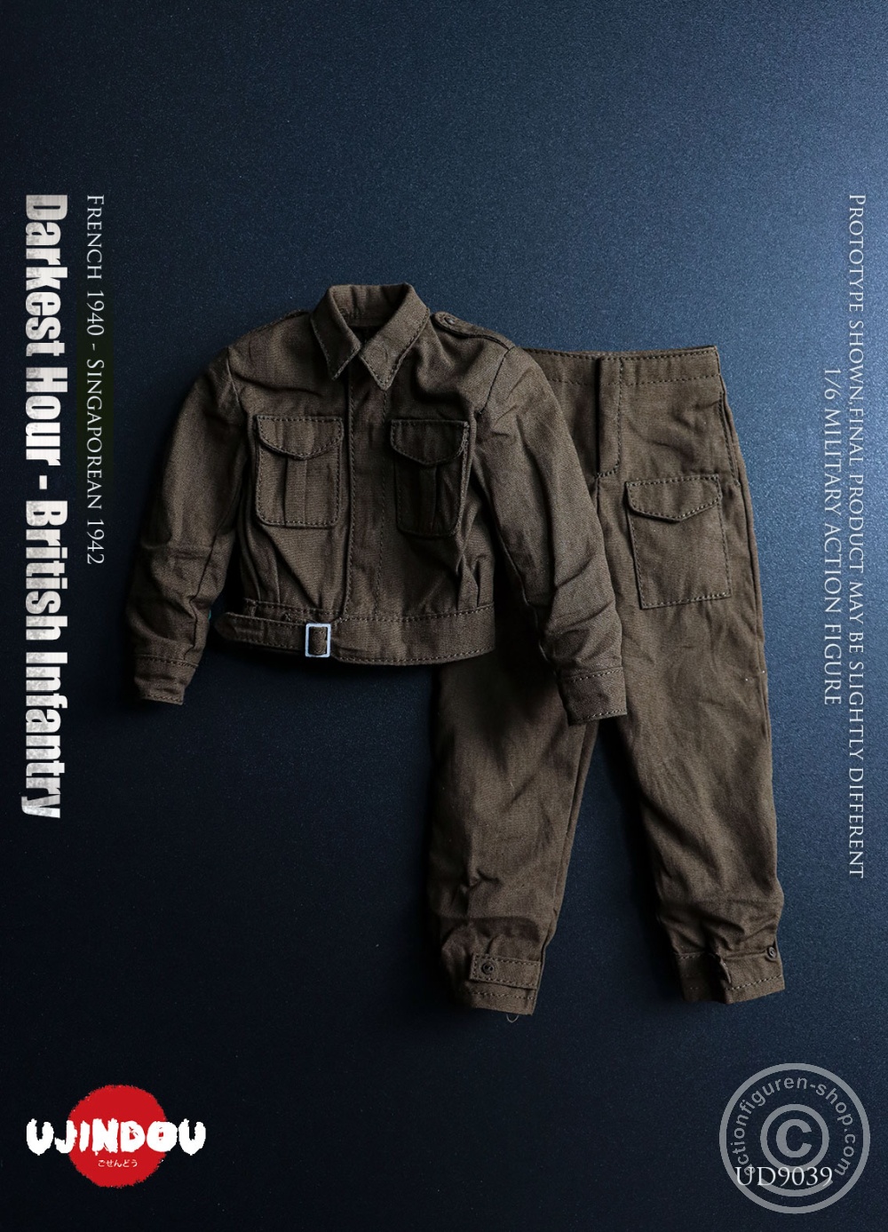 WWII British Infantry - Darkest Hour - French 1940 & Singaporean 1942 - in 1/6 scale WWII British Infantry - Darkest Hour - French 1940 & Singaporean 1942 - in 1/6 scale