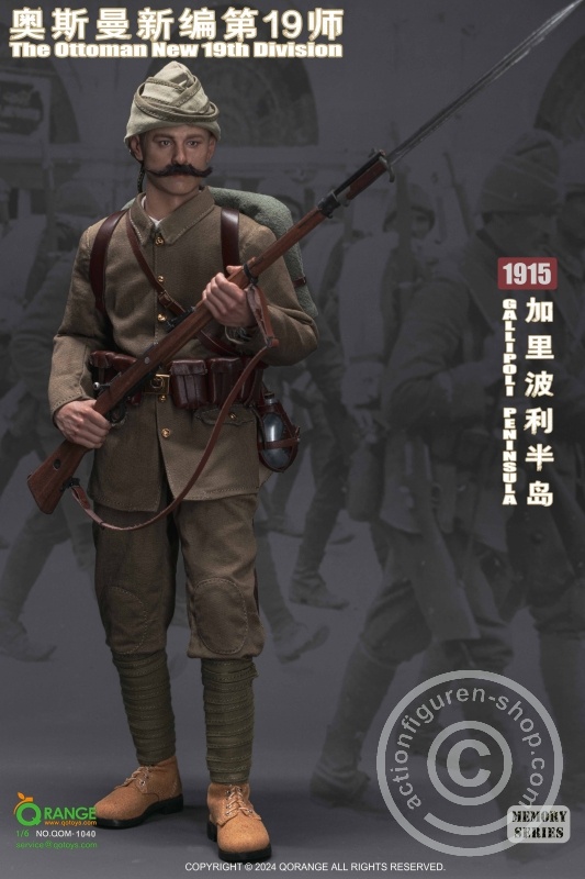 1915 - The Ottoman New 19th Division In Gallipoli Peninsula - in 1/6 scale