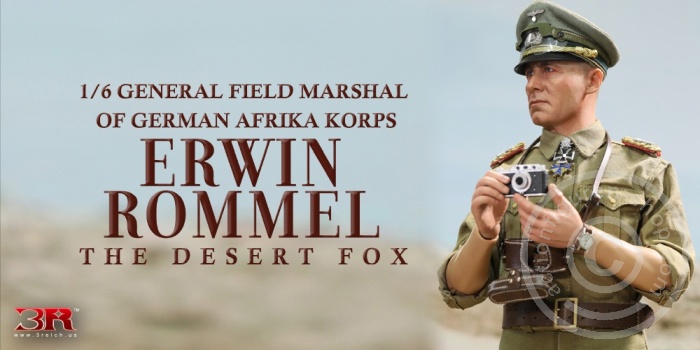 Erwin Rommel - The Desert Fox - Field Marshal of DAK - damaged Box Erwin Rommel - The Desert Fox - Field Marshal of DAK - damaged Box