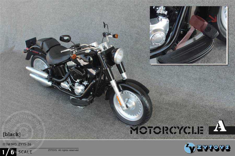 ZY1526-04 Motorcycle - Fatboy in 1:6 scale