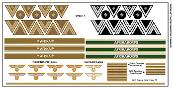 Wehrmacht Ärmel-Abzeichen Set