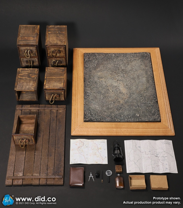WWI War Desk Diorama Set