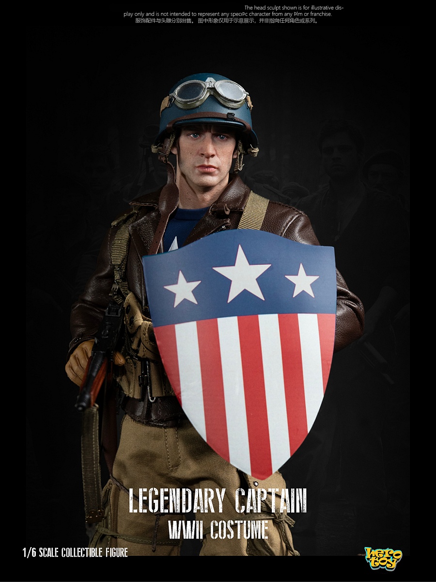 Legendary Captain in WWII Costume - Special Edition - in 1/6 scale