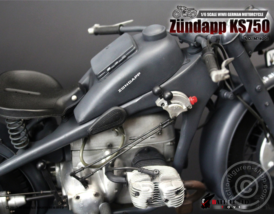 M78001-07 Zündapp KS750 Motorrad - camo
