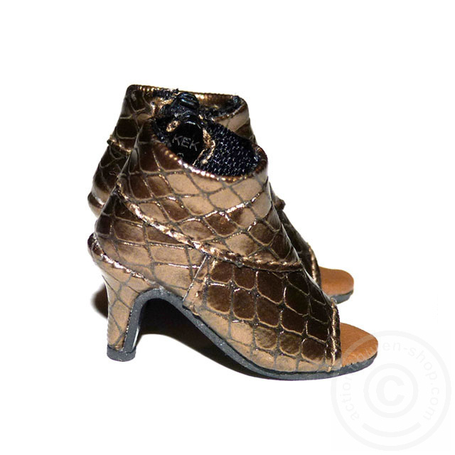 Female Faux Alligator Skin High Heel Shoes